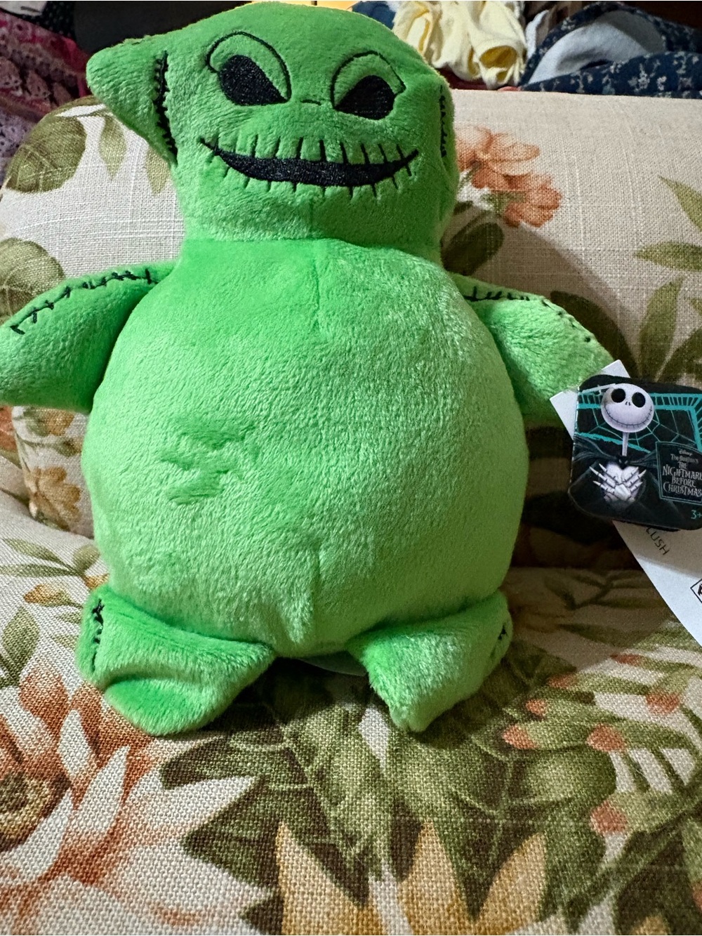 Bright Green Oogie Boogie Plush Stuffed Toy - The Nightmare Collection